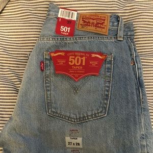 levis 501 taper just a girl